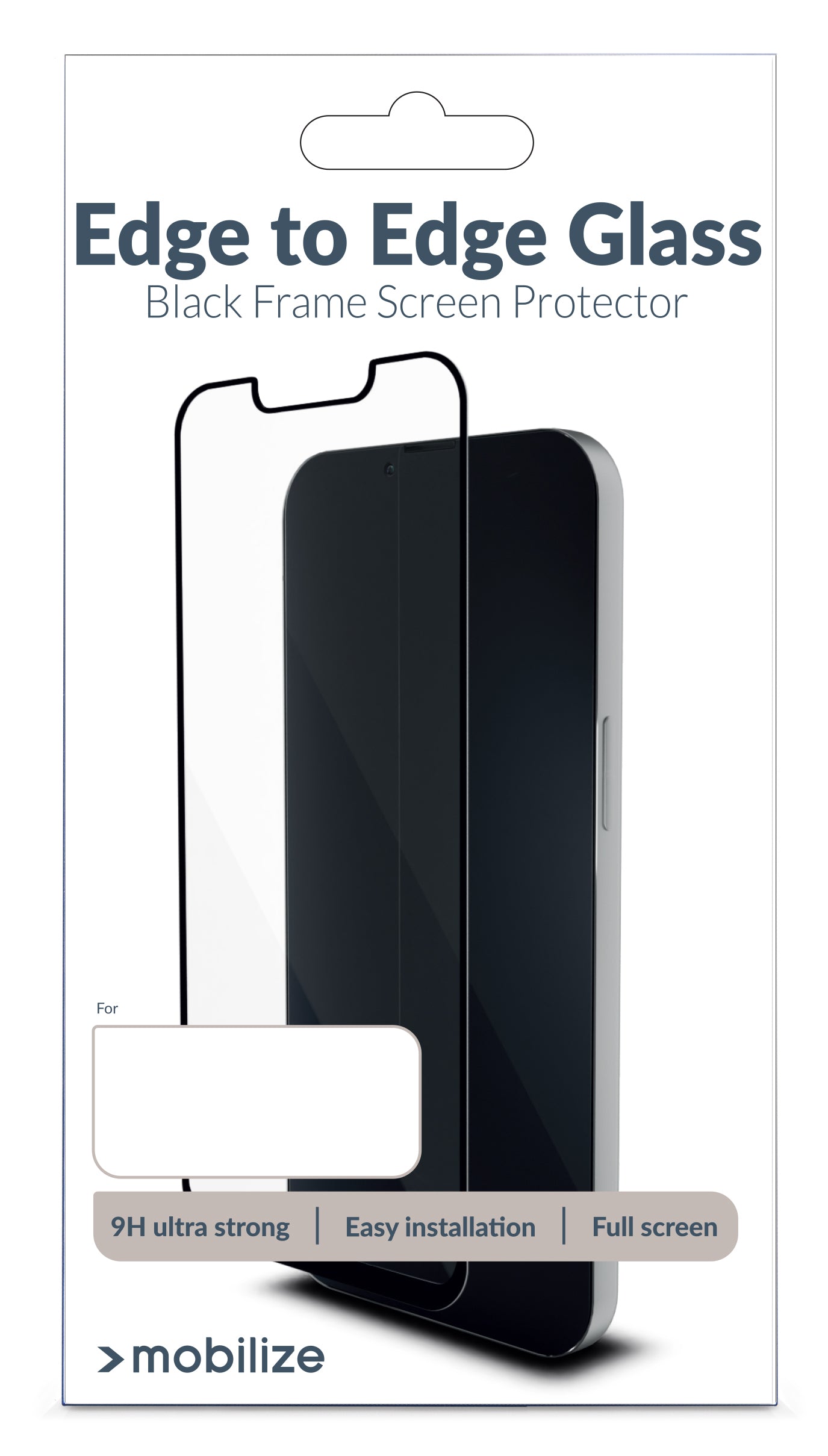 Mobilize Glass Screen Protector - Black Frame - Samsung Galaxy S24 Fe 5G