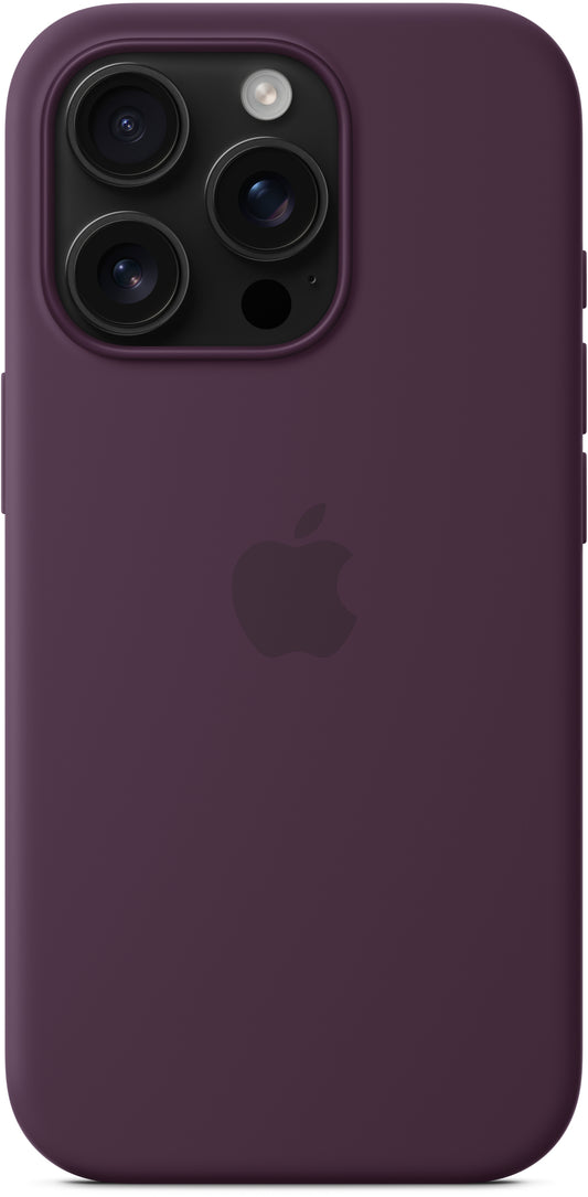 Apple Myym3Zm/A Apple Silicone Case With Magsafe Iphone 16 Pro Plum