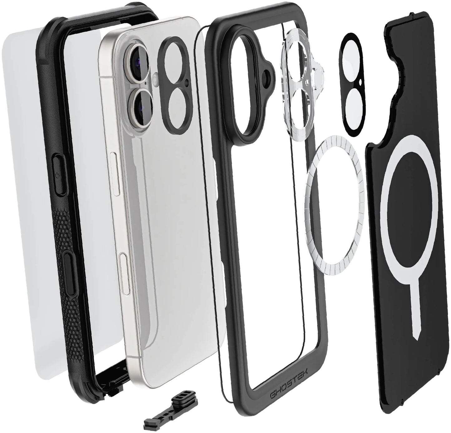 Ghostek Nautical Slim Waterproof Magsafe Case Apple Iphone 16 Black