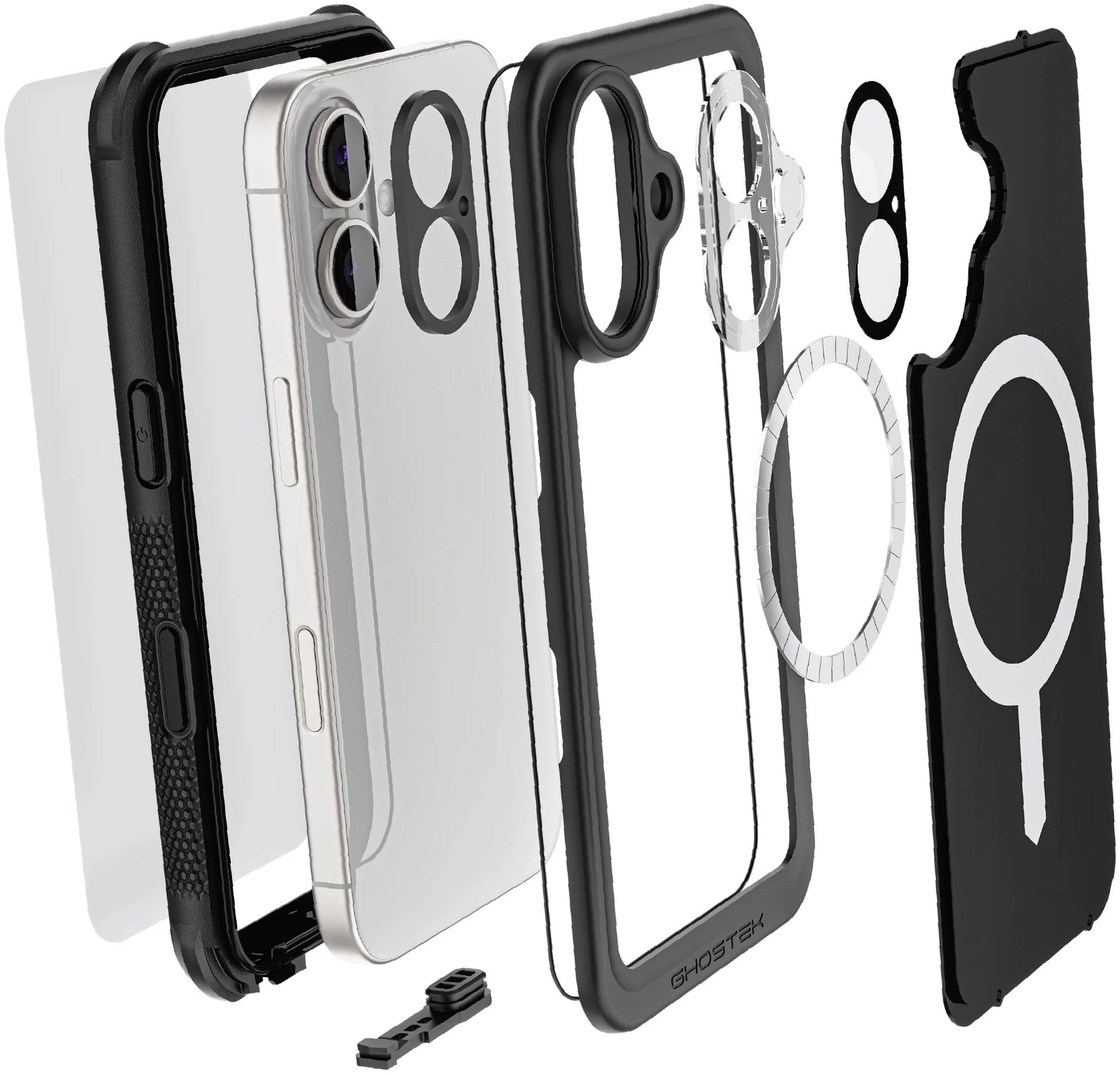Ghostek Nautical Slim Waterproof Magsafe Case Apple Iphone 16 Black