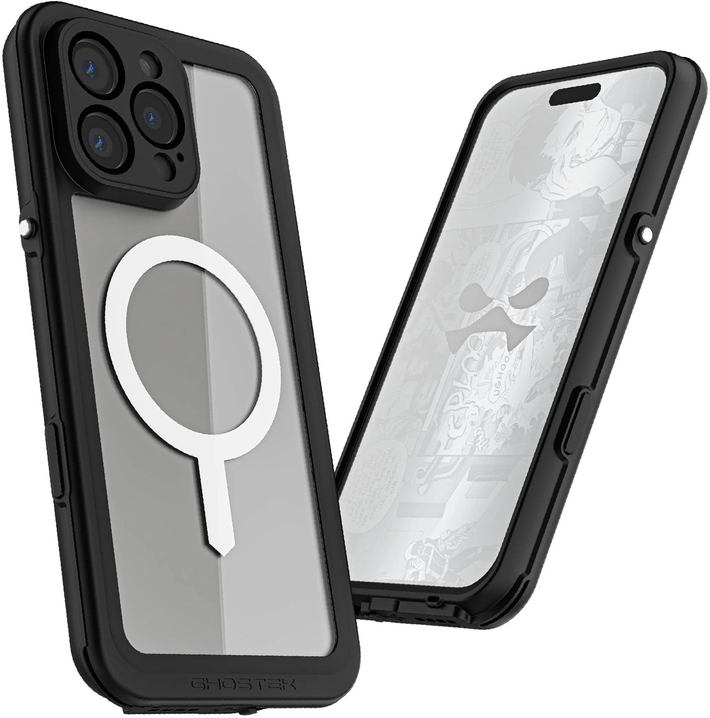 Ghostek Nautical Slim Waterproof Magsafe Case Apple Iphone 16 Pro Max Clear