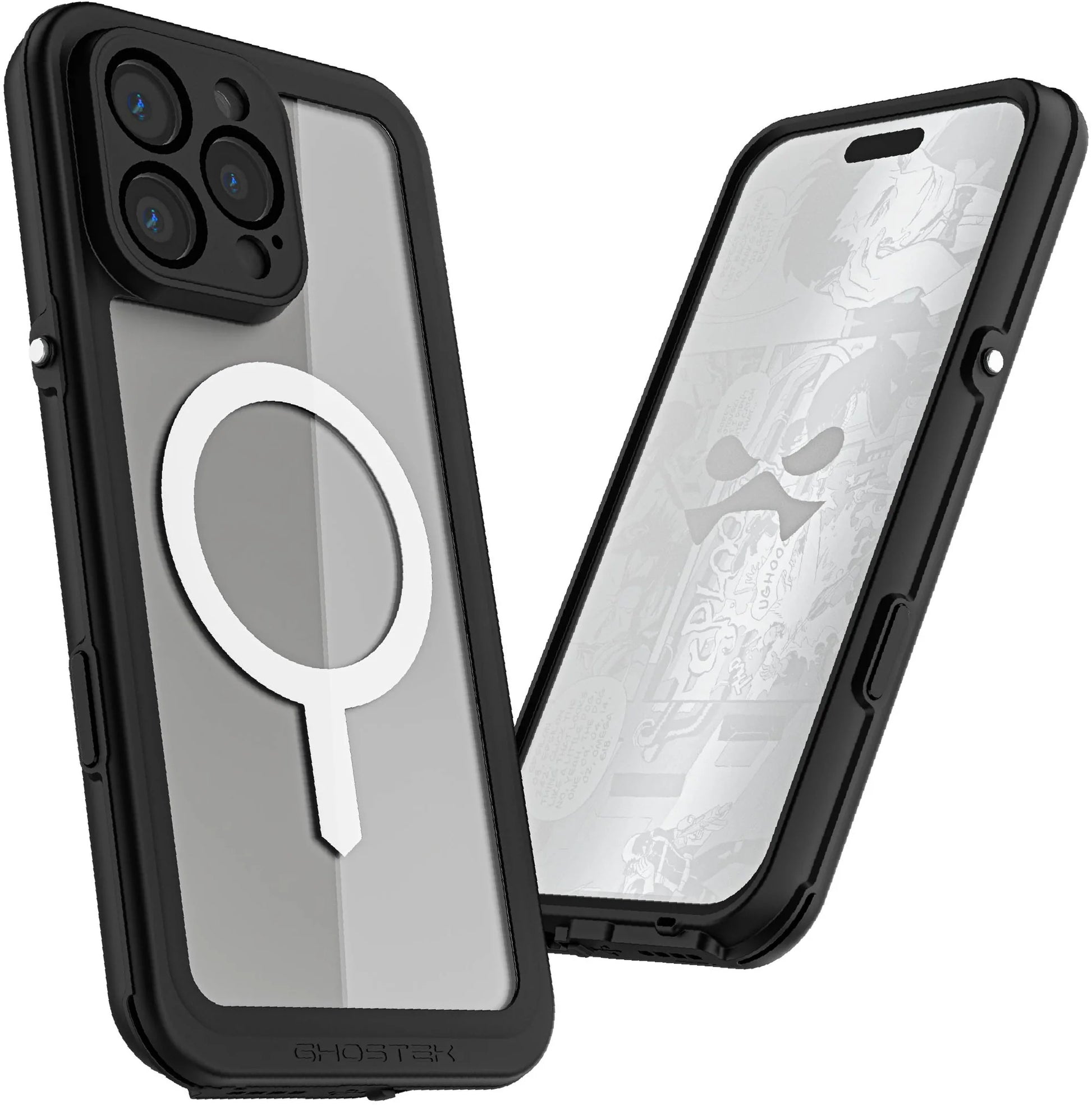 Ghostek Nautical Slim Waterproof Magsafe Case Apple Iphone 16 Pro Max Clear