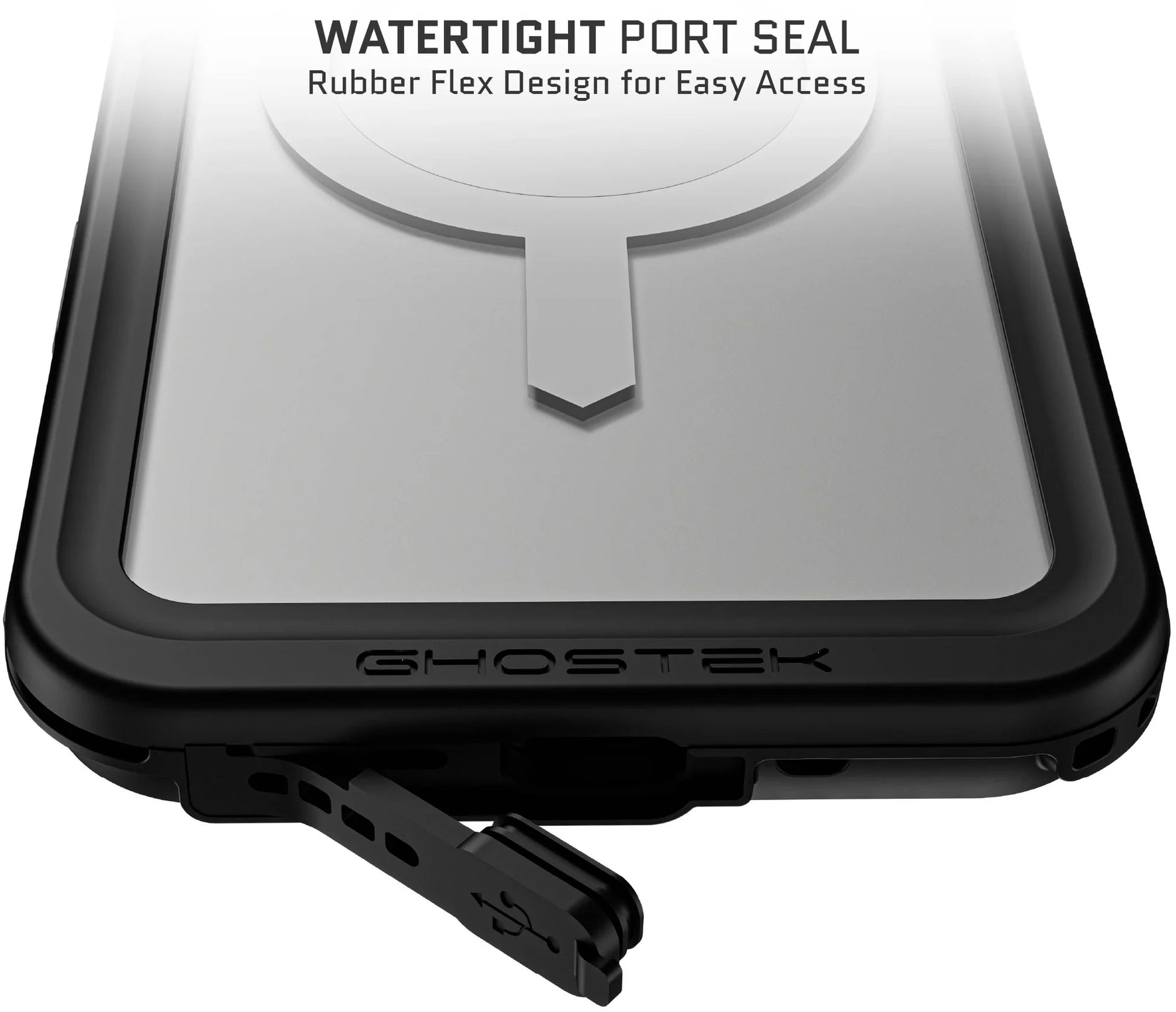 Ghostek Nautical Slim Waterproof Magsafe Case Apple Iphone 16 Pro Max Clear