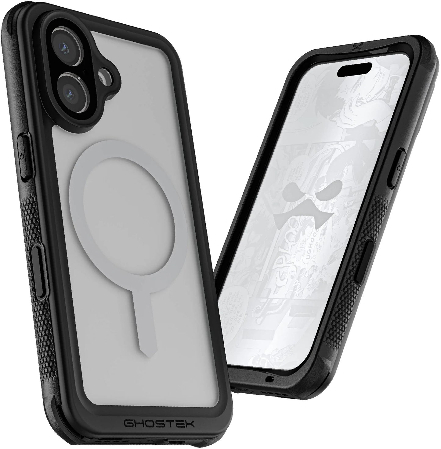 Ghostek Nautical Waterproof Magsafe Case + Belt Swivel Holster Apple Iphone 16 Clear