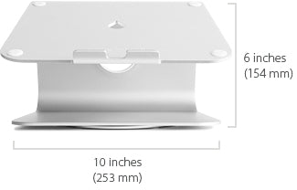 Rain Design Mstand 360 Laptop Stand + Swivel Base Black Actie Pakket 5+1 Gratis