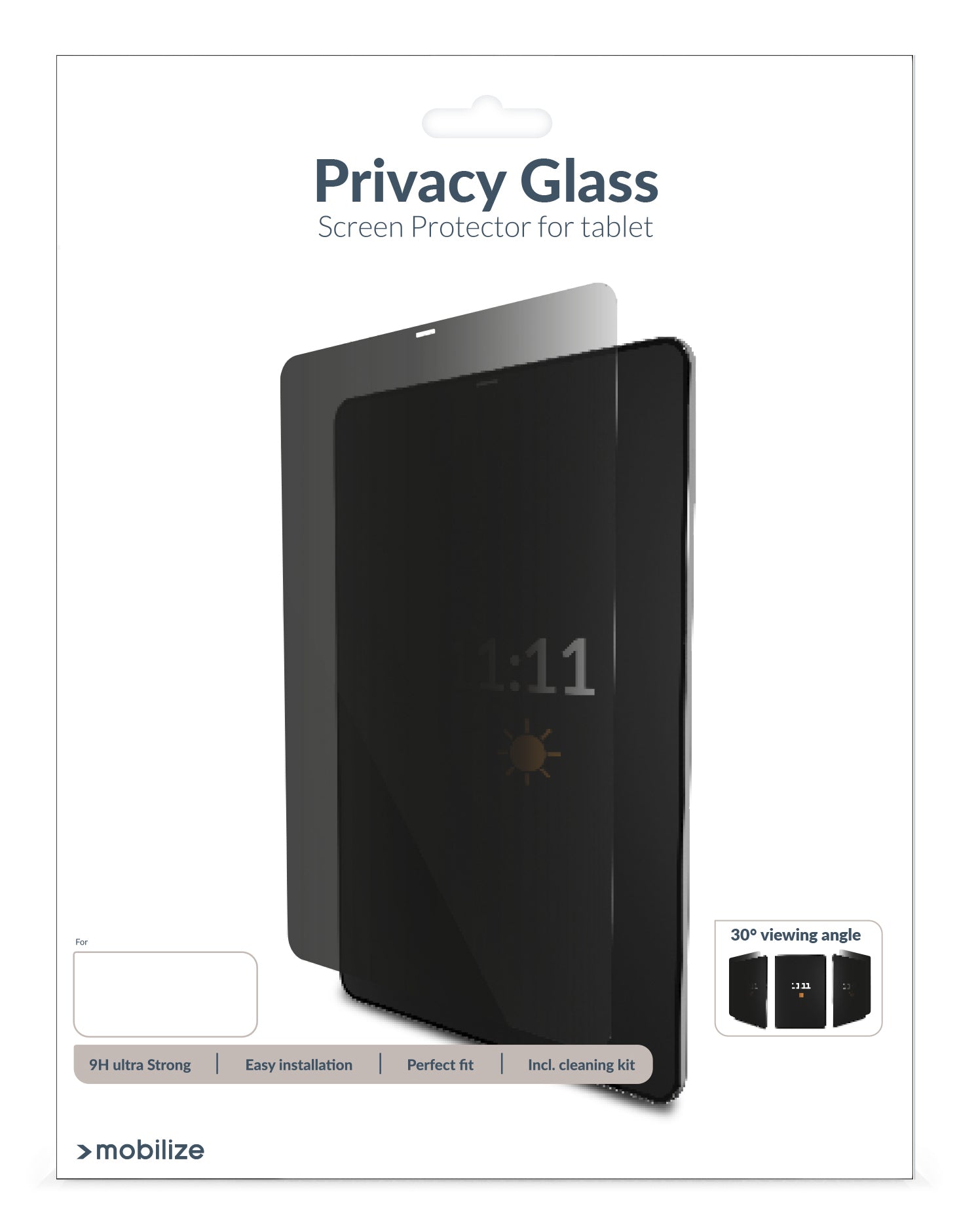 Mobilize Privacy Glass Screen Protector - Black Frame - For Apple Iphone 7/8/Se (2020/2022)