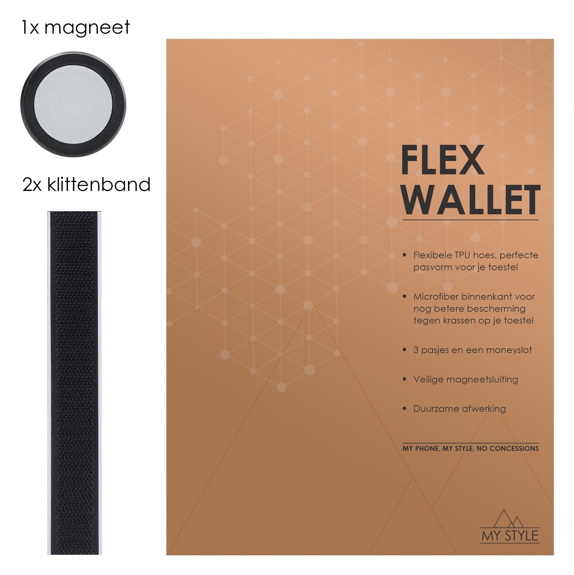 My Style Pos Forex Product Signing 20X15Cm Incl. Magneet My Style Flex Wallet Leopard