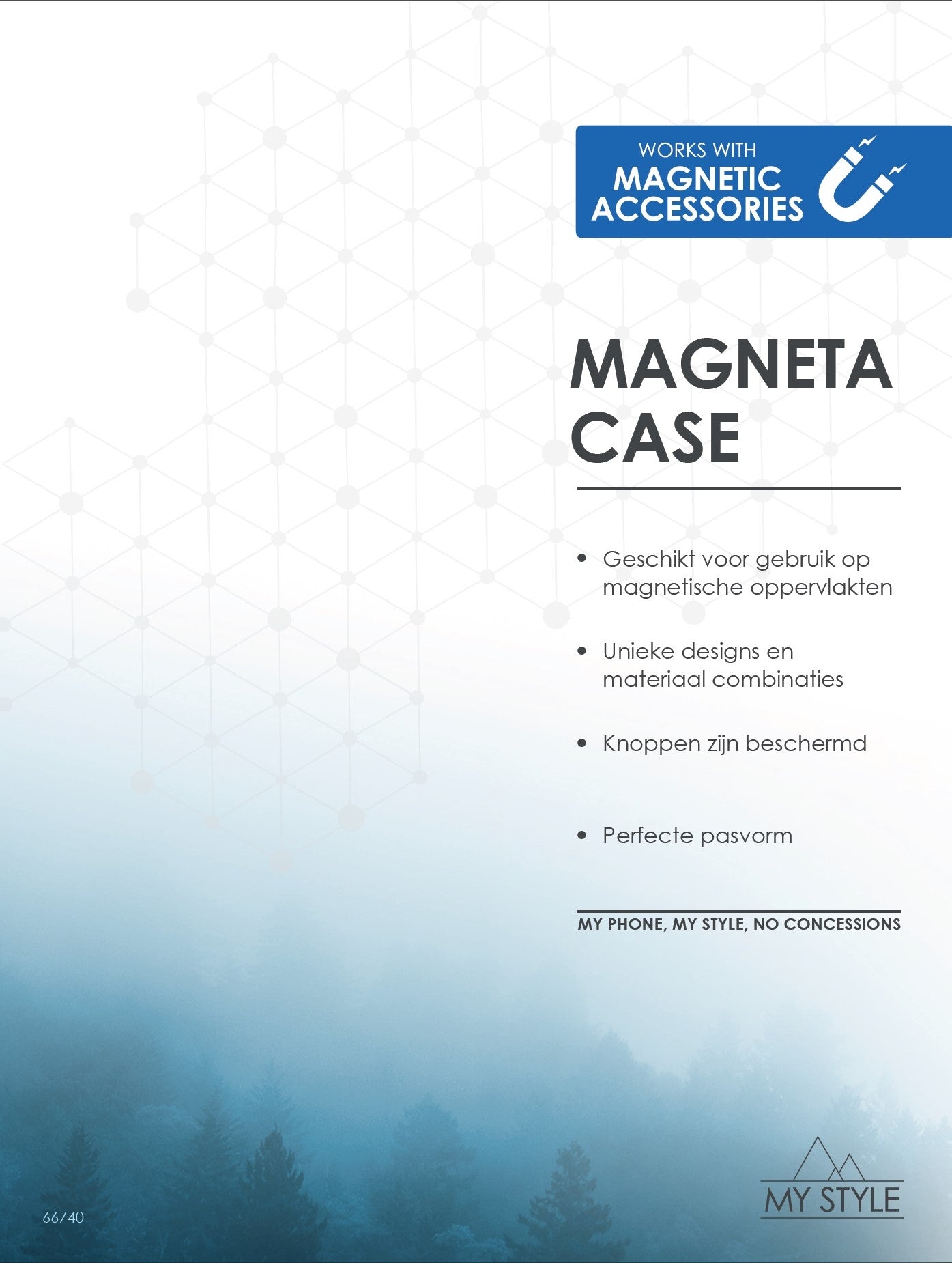 My Style Pos Forex Product Signing 20X15Cm Incl. Magneet My Style Magneta