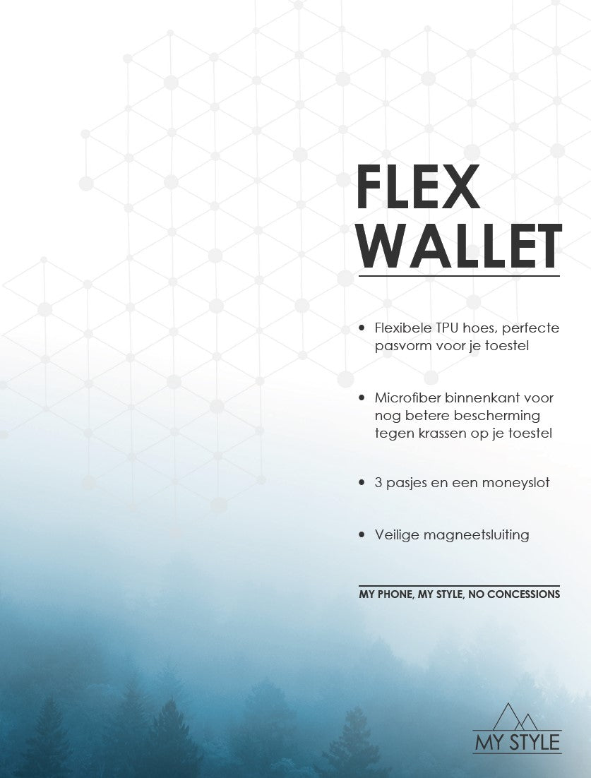 My Style Pos Forex Product Signing 20X15Cm Incl. Magneet/Klittenband My Style Flex Wallet Rust Red