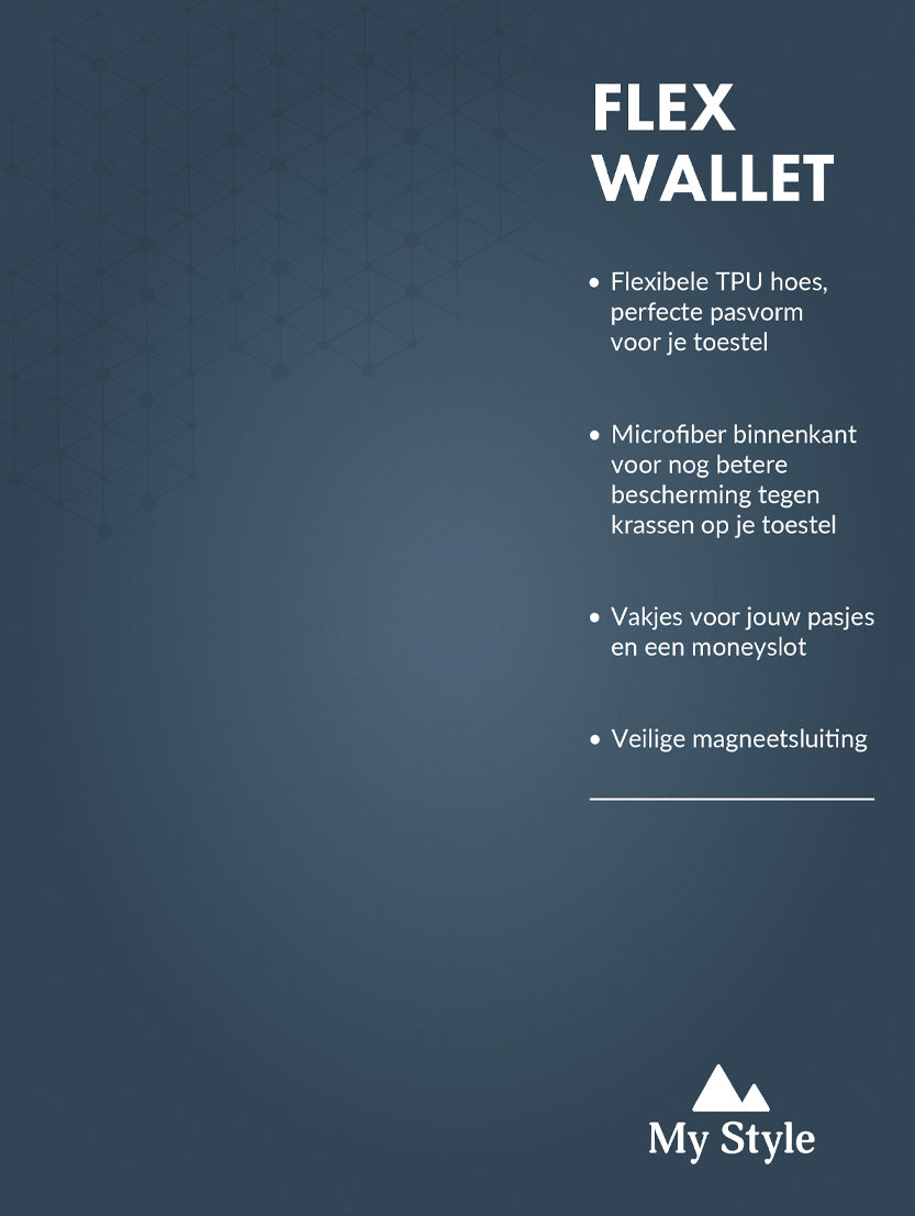 My Style Pos Forex Product Signing 20X15Cm Incl. Magneet/Klittenband My Style Flex Wallet Ocean Blue