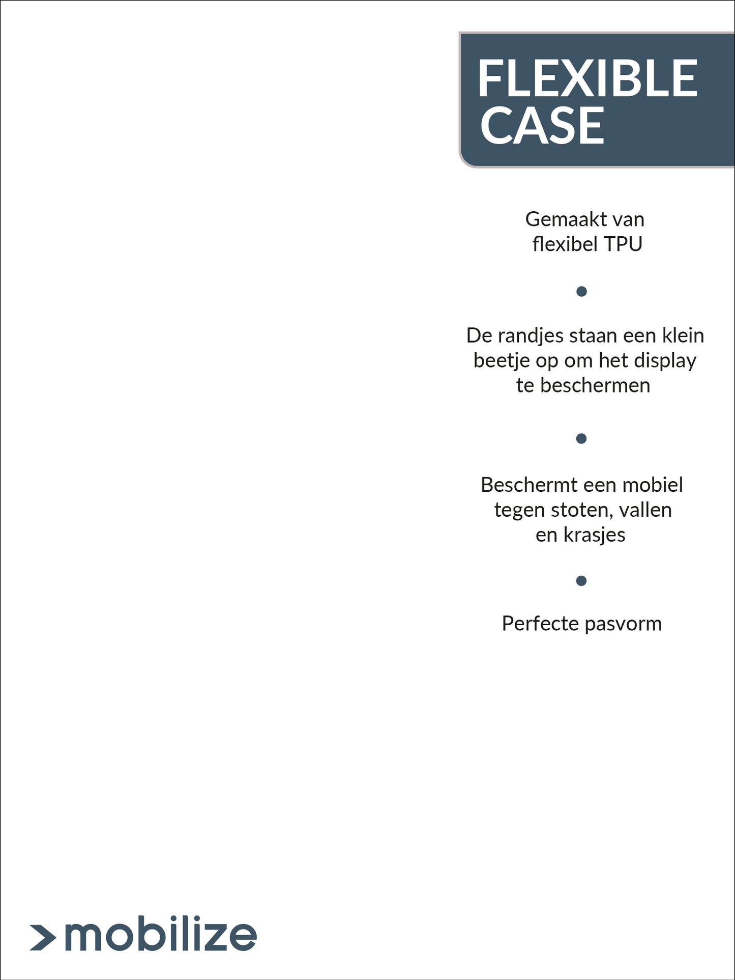 Mobilize Pos New Concept - Flexible Case - Forex Product Signing 20X15Cm Incl. Magneet/Klittenband