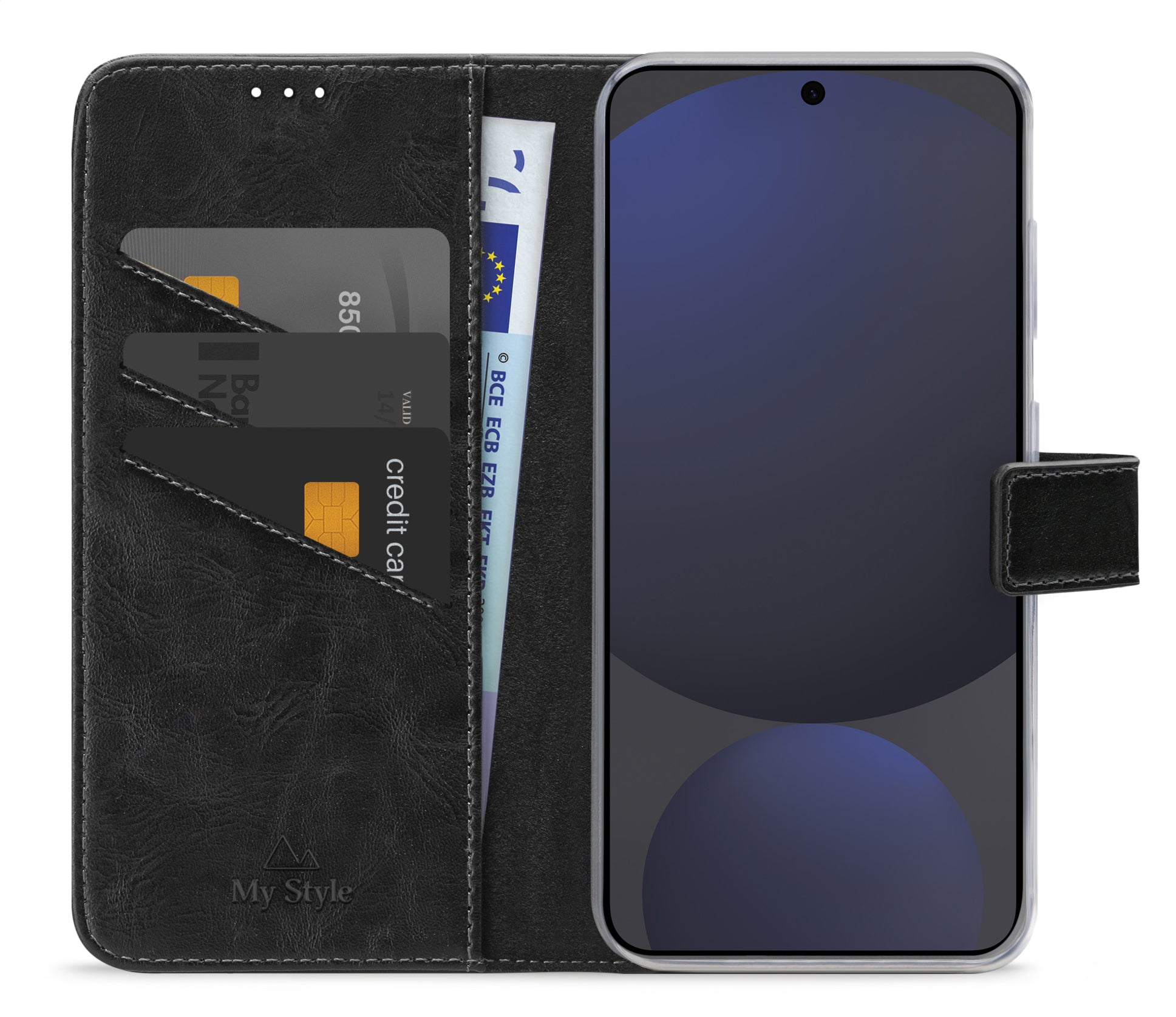 My Style Flex Wallet For Samsung Galaxy S24 Fe Black