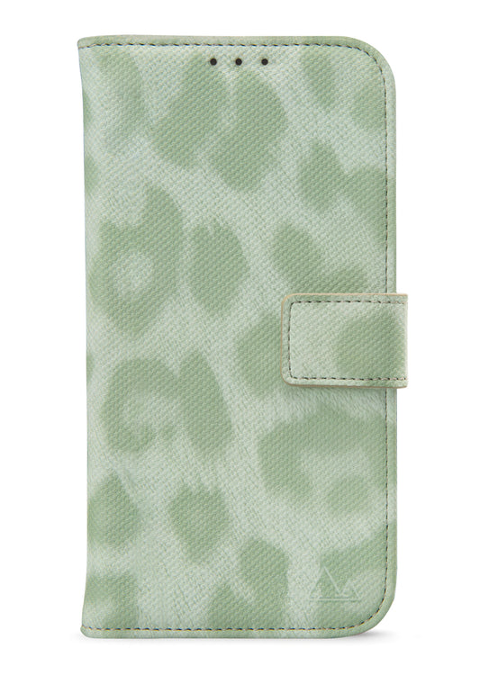 My Style Flex Wallet For Samsung Galaxy S24 Fe Green Leopard
