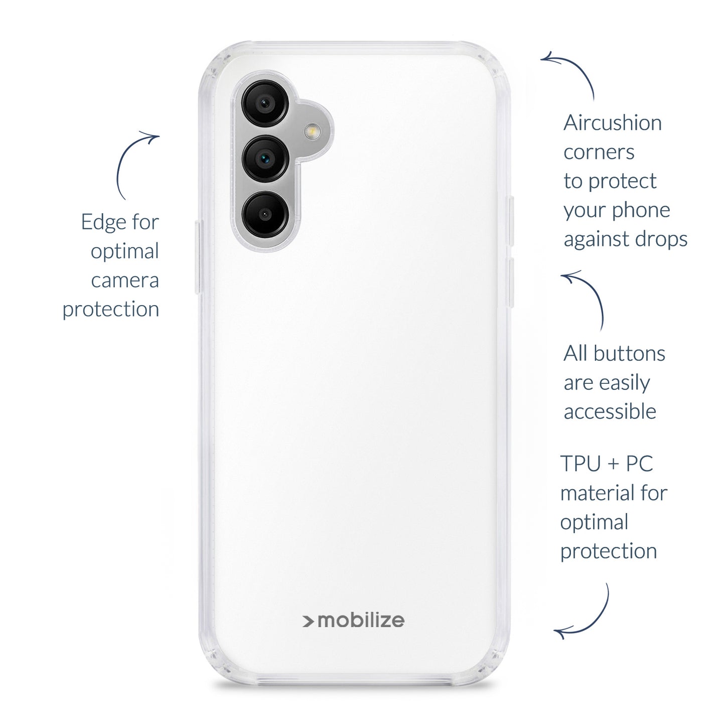 Mobilize Naked Protection Case Samsung Galaxy A16 4G/5G Clear
