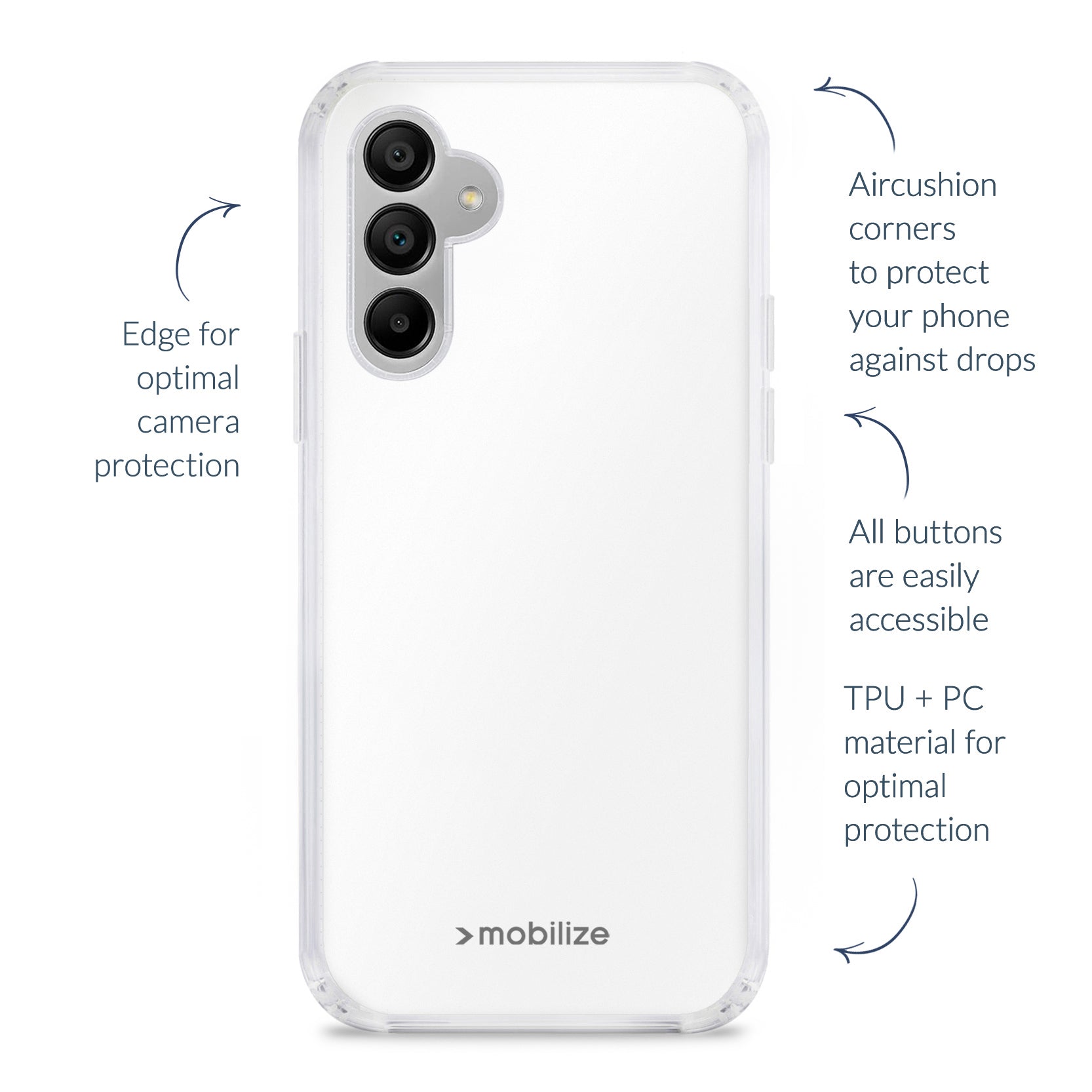 Mobilize Naked Protection Case Samsung Galaxy A16 4G/5G Clear