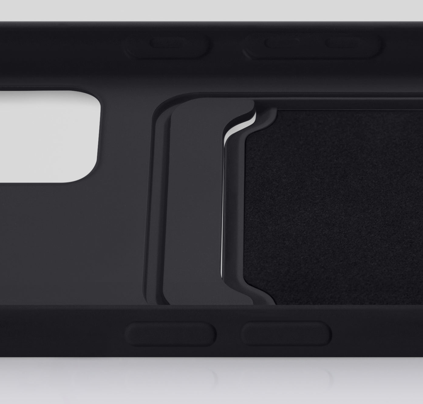 Mobilize Rubber Gelly Card Case Samsung Galaxy A16 4G/5G Matt Black