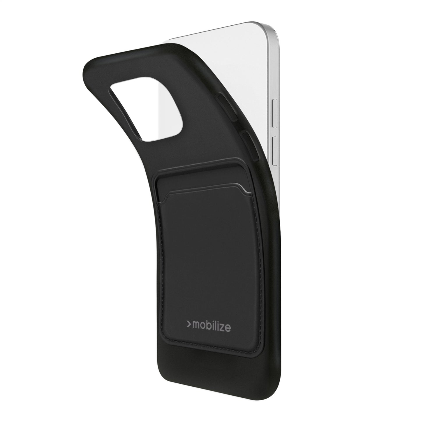 Mobilize Rubber Gelly Card Case Samsung Galaxy A16 4G/5G Matt Black