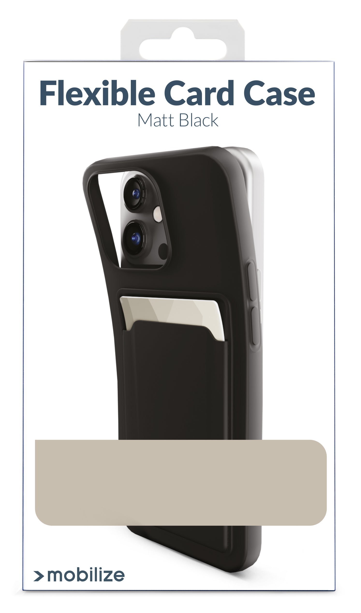 Mobilize Rubber Gelly Card Case Samsung Galaxy A16 4G/5G Matt Black