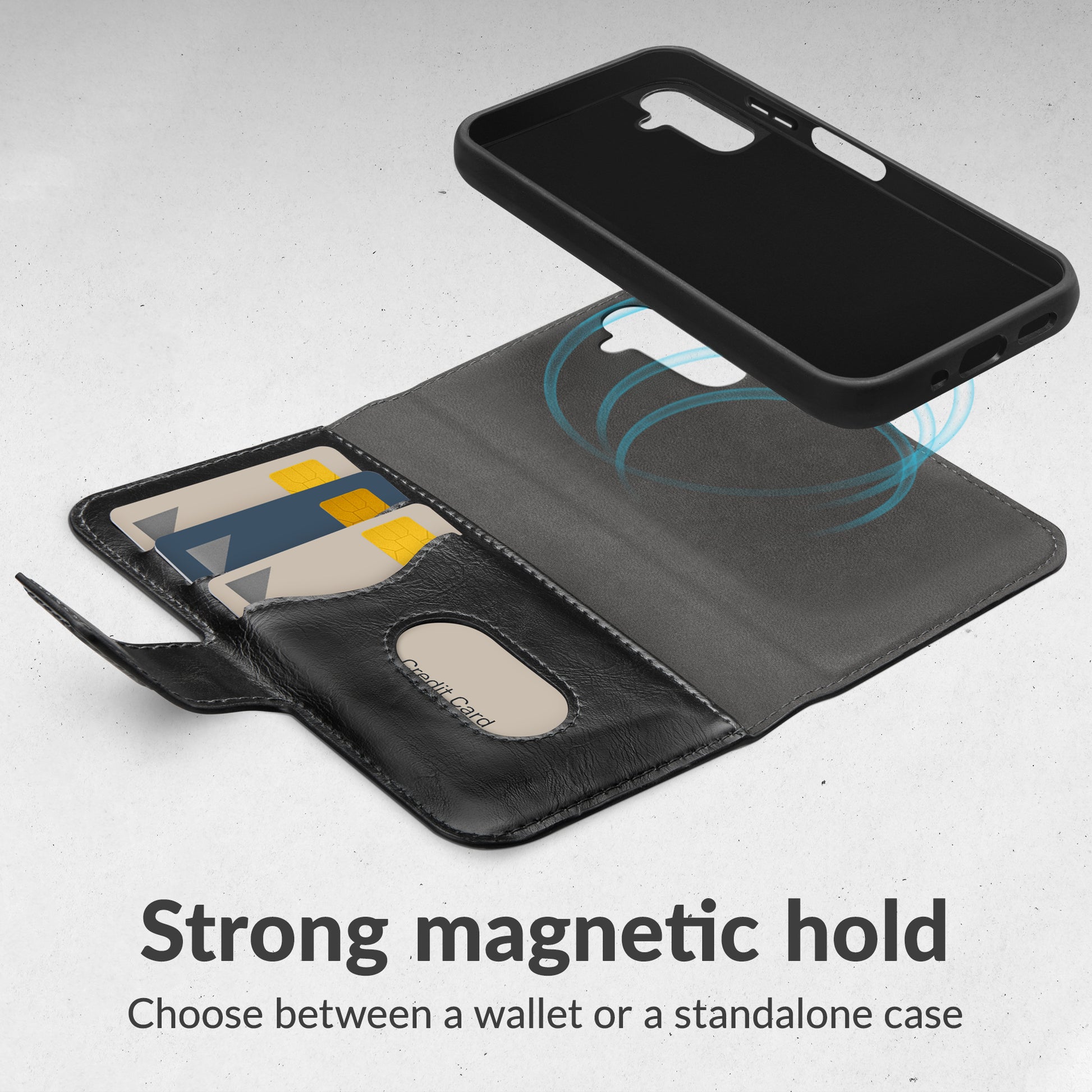 Mobilize 2In1 Magnet Gelly Wallet Case Samsung Galaxy A16 4G/5G Black