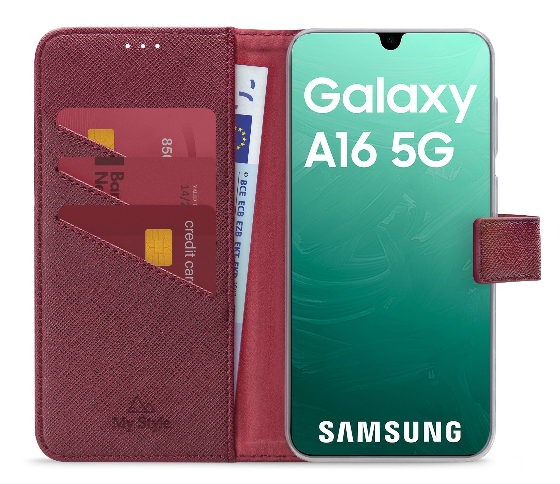 My Style Flex Wallet For Samsung Galaxy A16 4G/5G Bordeaux