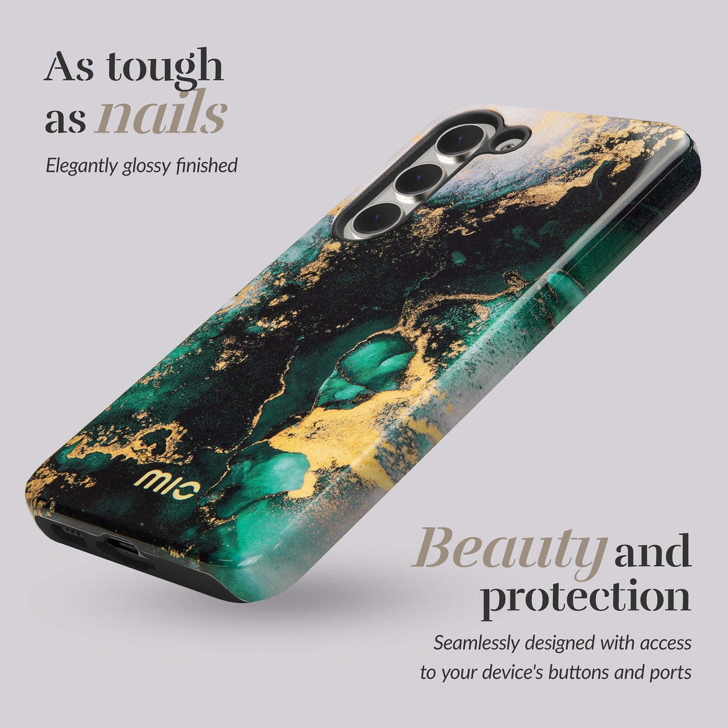 Mio By Mobilize Mio Green Marble Magsafe Compatible For Samsung S24 Fe 5G