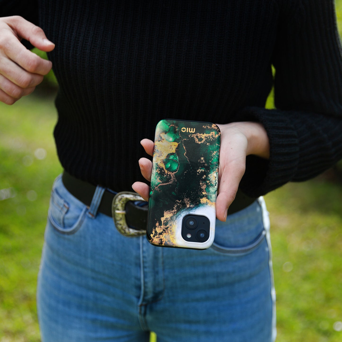 Mio By Mobilize Mio Green Marble Magsafe Compatible For Samsung S24 Fe 5G
