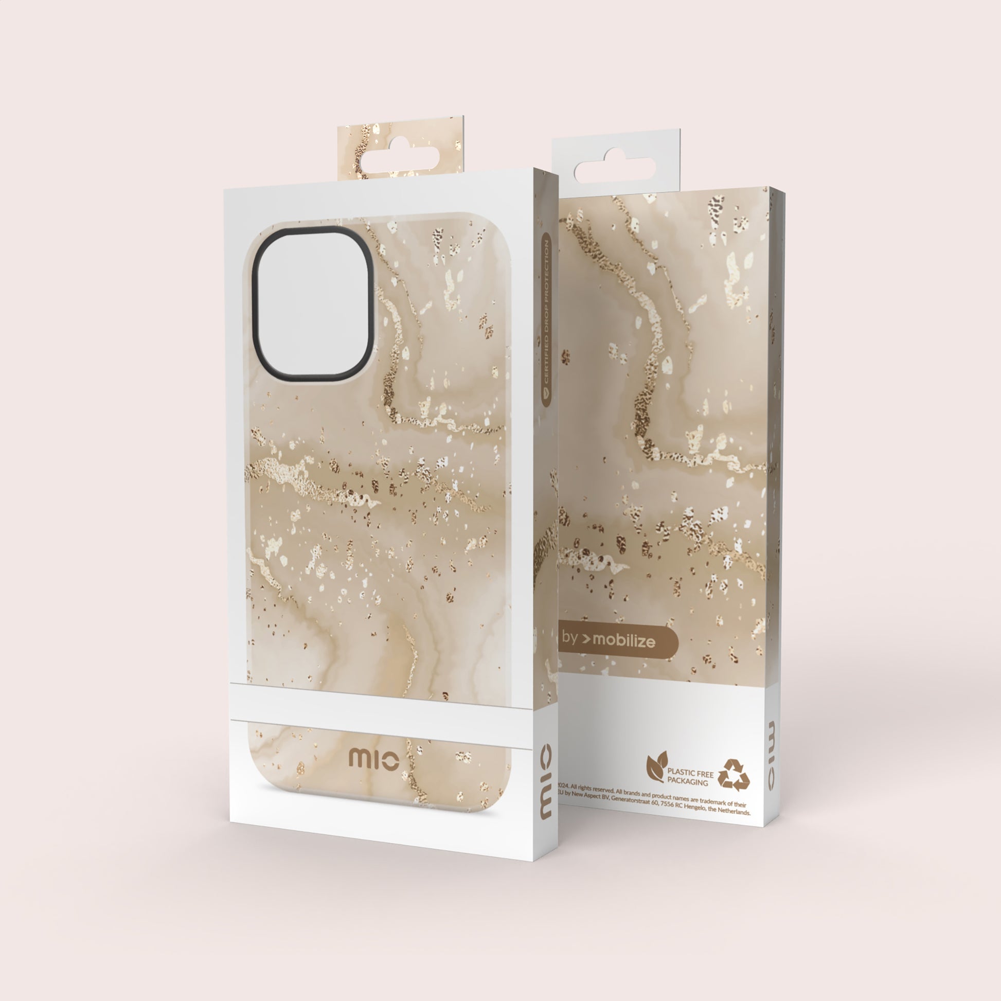 Mio By Mobilize Mio Gold Marble Magsafe Compatible For Samsung A16 4G/5G