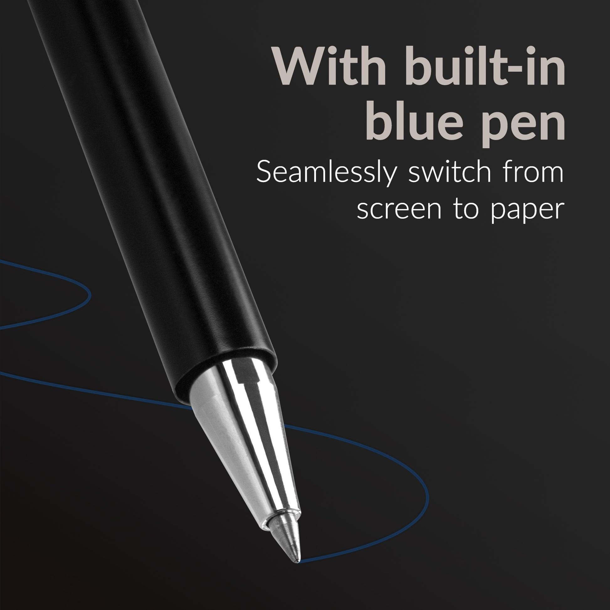 Mobilize High Sensitive 2In1 Capacitive Stylus Pen Black